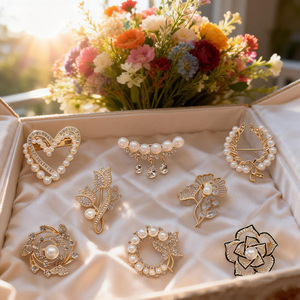 WEGOODZF Ingrosso Nuove Spille in Lega alla Moda con Perle e Strass, Ciondoli <span class=keywords><strong>per</strong></span> Scarpe, Bottoni <span class=keywords><strong>per</strong></span> Sciarpe, Accessori <span class=keywords><strong>per</strong></span> Abbigliamento - Product Image 1