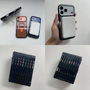 Funda Magnética con Carga Inalámbrica, Edición de Lujo Mate, Incluye Soporte Plegable, Protección Resistente a Impactos para iPhone 17 16 Pro <span class=keywords><strong>Max</strong></span> - Product Image 3