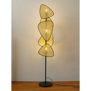 Lampadaire créatif à source de lumière LED, contrôle par interrupteur, pour salon, chambre à coucher, bureau, style Zen - Product Image 1