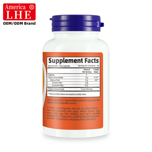 Complément alimentaire à base de psyllium en marque privée Shecome, soutien pour la santé digestive et prébiotique pour adultes, 200 capsules de psyllium - Product Image 5