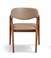 Chaise de salle à manger en bois massif JP, style moderne, siège rembourré en velours, style minimaliste nordique pour la maison, restaurant, hôtel, café, appartement