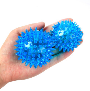 Heavy Duty Squeaky <b>Dog</b> <b>Ball</b> Spikey <b>Dog</b> <b>Ball</b> Toys for Clean Teeth and Training Large <b>Dog</b> Toys for Aggressive Chewers - Product Image 3