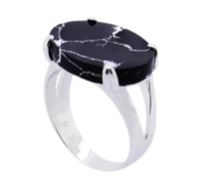 Personnaliser Gemstone Wide Cuban Curb Link Chain Brown <strong>Tiger</strong> <strong>Eye</strong> Green Malachite Onyx Rectangle Signet <strong>Ring</strong> - Product Image 1