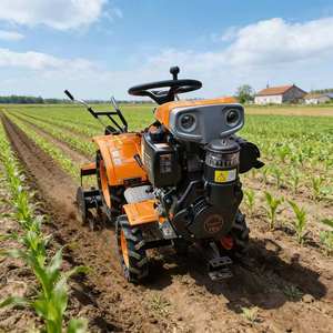 Mini tracteur chenillé 12 CV avec rotoculteur et désherbeur pour petits jardins et pépinières - Product Image 3