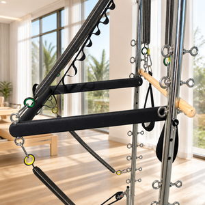 Machine de Pilates Reformer pour Club de Fitness avec Tour et <span class=keywords><strong>Barre</strong></span> Trapèze Réglable pour Studio Commercial, Yoga et Exercices à Domicile - Product Image 6