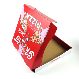 Hộp Gói Giấy <span class=keywords><strong>Pizza</strong></span> Màu Đen Phong Cách Mới Hộp Các Tông Nhà Hàng Đóng Gói Giấy Tái Chế Thức Ăn Nhanh Có Nắp Đậy - Product Image 4