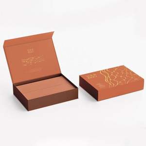 Caja de Libro Magnética Personalizable Wenchuang con Tapa Abatible, Hecha a Mano, Impresión Offset, Grabado en Relieve, Material de Cartón Gris de 2 mm de Grosor - Product Image 1