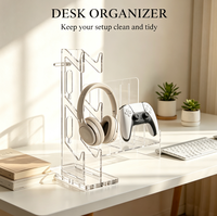 Support de Contrôleur Personnalisé en Gros à 3 Niveaux Universel pour Casque et Écouteurs, Présentoir en Acrylique pour Manettes