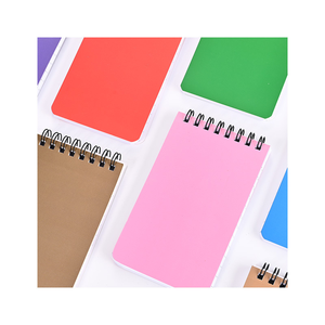 Customized High-End Spiral Notebook Colored A7 Loose Leaf Kraft Paper Square Shape 60 Sheets Non-Irritating Portable High - Product Image 2
