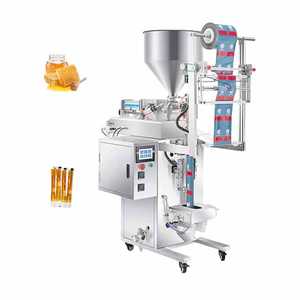 Sacs en papier de film plastique de machine de conditionnement de sauce de vente directe d'usine pour le moteur de gaufrage de remplissage de miel de sauce de soja de sauce piquée - Product Image 1