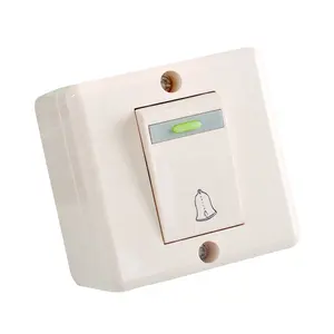 1 Gang Door Bell Switch China popular electrical US surface door bell switch