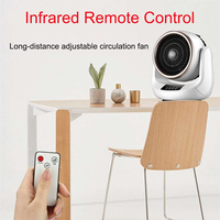 Minuterie à distance 2 en 1 Fil de chauffage rapide haute puissance Air chaud Smart Home Heater With Head Shaking Display For Room Desk Winter