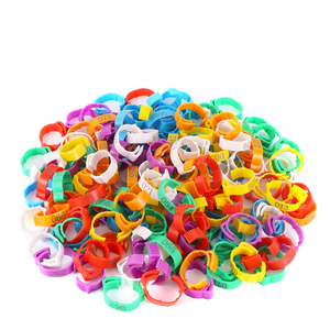 Verstellbare digitale Fußringe für Geflügel, Innendurchmesser 16–24 mm, Clip-Typ, Beinmarkierungen für Enten und Gänse, Schnappverschlüsse, 100 Stück - Product Image 5