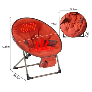 Fashion Soft Club Chair Deluxe Portable Lightweight Camp Chairs Wholesale High Quality Modern Metal Carton Iron Folding Chair