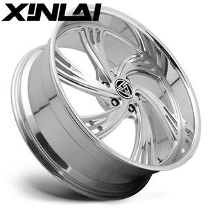 Xl कस्टम गहरी डिश क्रोम पॉलिश 6x139.7 20 22 24 इंच मोनोब्लॉक पहियों के लिए जाली पहियों को जाली पहिए - Product Image 4