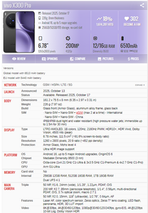 <span class=keywords><strong>Vivo</strong></span> X300 Pro รุ่นทั่วโลก สมาร์ทโฟน 5G กล้อง ZEISS หน้าจอ Dimensity แบตเตอรี่ 5440mAh ชาร์จเร็ว มาตรฐานกันน้ำ IP68 ถ่ายภาพสวย - Product Image 4