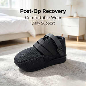 Scarpe <span class=keywords><strong>Ortopediche</strong></span> Post-Operatorie con Punta Chiusa, Protezione Rimovibile per Dita, Rete in Velcro, Cuneo in EVA, per Lesioni alla Punta del Piede, Vendita all'Ingrosso - Product Image 3