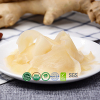 Jahe Asin Jepang Organik Gari, Bumbu Saus Sushi, Irisan Tipis Renyah, Hidangan Sashimi, Bersertifikat BRC USDA, Ekspor Grosir