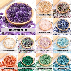 100g Natural Crystal <strong>Gravel</strong> Clear Rose Quartz <strong>Gravel</strong> Amethyst Rock Crystal Chips <strong>Tumbled</strong> Stone - Product Image 2