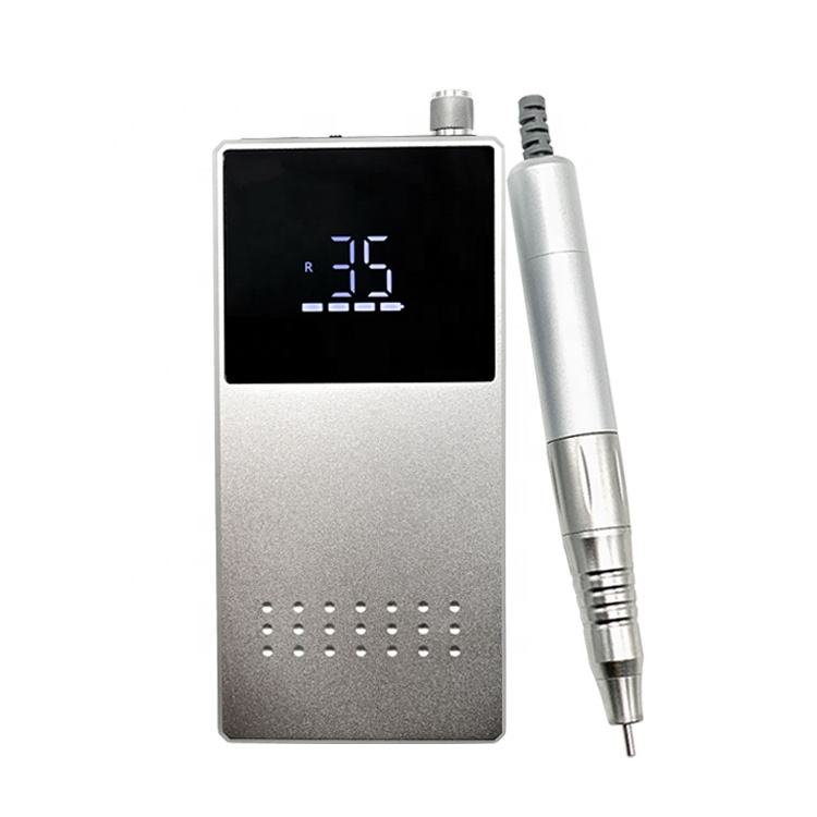 สว่านเจาะเล็บแบบชาร์จไฟได้ AT-NDB-012 &amp; B9 2.35มม.