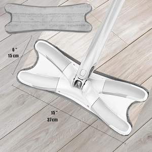 Wash <b>Mop</b> X-Type Stainless Steel Squeezing <b>Mop</b> <b>Twist</b> Water <b>Mop</b> 40%-50% Dehydration Rate - Product Image 4