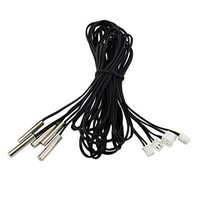 UMTMedia 3pcs OEM ABS NTC 10K Digital Temperature Sensor 1C Resolution Waterproof Probe Thermistor 3950 1m IP67 1-Year