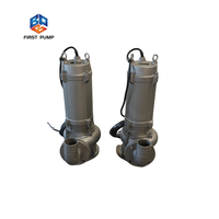 Pompe centrifuge marine submersible haute pression en acier inoxydable pour eaux usées