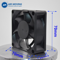 Ventilateur axial de refroidissement EC AM7025HECS 70*70*25MM 100~240V haute vitesse faible bruit pour boîtier PC et alimentation