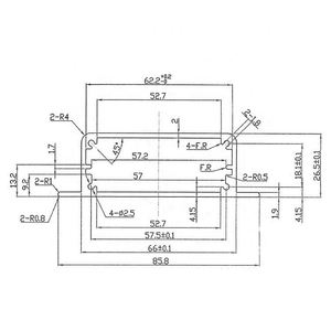 EBM Aluminum Control Box Custom Power Battery Bank Extrusion Aluminum Profile Electronic PCB <b>Enclosure</b> IP54 Protection Powder - Product Image 5