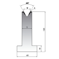 Poinçon supérieur CNC Miharting pour presse plieuse universelle - Outil de formage métallique durable en acier trempé résistant à l'usure, poli