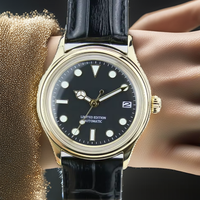 Montre analogique pour femme avec boîtier en acier inoxydable 316L de 38 mm, affichage analogique, logo personnalisé, bracelet de 20 mm, pour styles sport, luxe et antique