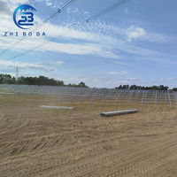 Système solaire au sol sécurisé et durable, structure de montage au sol anti-corrosion, support photovoltaïque au sol, support d'énergie photovoltaïque