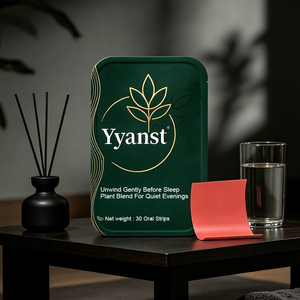 Bandes buccales fines aux extraits végétaux, naturelles et douces, pour la détente avant le sommeil, soirées paisibles et bien-être apaisant, OEM, marque privée, logo personnalisé - Product Image 2