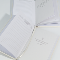 Journal en tissu cahier personnalisé carnet de notes en lin à couverture rigide personnalisé agenda planificateur avec boîte postale cadeau