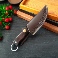 Couteau tactique portable d'extérieur JYTD10194 – Couteau à viande pour camping, barbecue et pique-nique