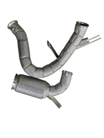 Kit de Downpipe et Tuyau Avant Thermorésistant à Ajustement Direct pour Audi A5 B10 2.0T Quattro RHD 2025-2026 – Échappement de Course