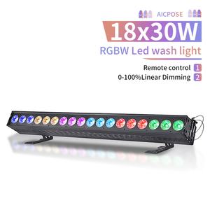 AICPOSE Barra de Luz LED RGBW de 18x30W para Iluminación de Paredes en Edificios y Paisajes - Product Image 1