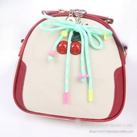 Boutons de manchette tissés en forme de nœud, accessoire de mode élégant, adorable breloque de sac pour fille, modèle quatre saisons HDJ8