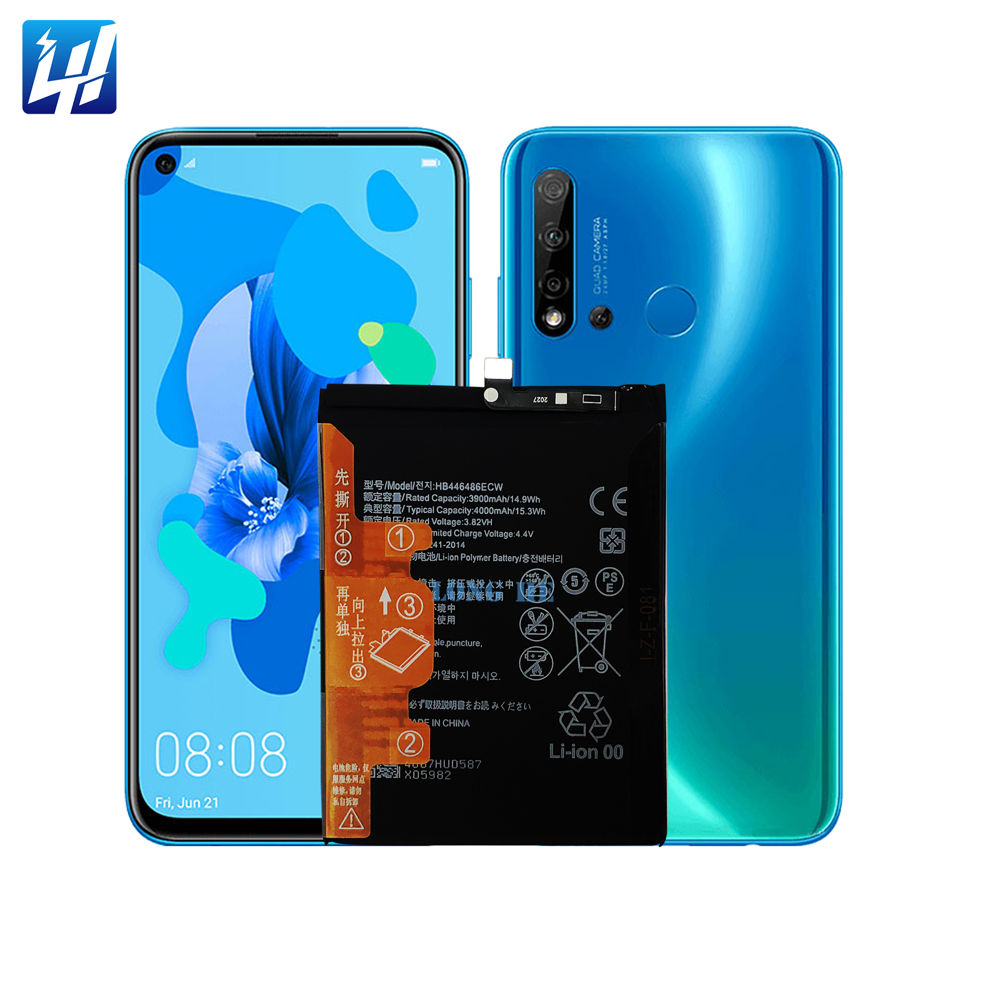 Batterie Interne HB446486ECW Pour Huawei P Smart Z / Honor 9X - Neuf Sous Blister