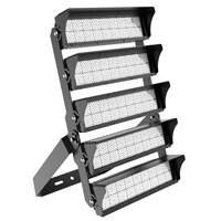 Reflector LED de Alta Potencia de 2000W con Visera Antideslumbrante, Diseño IP67, Garantía de 5 Años, Construcción de Aluminio, Ángulo de Haz de 15-120 Grados