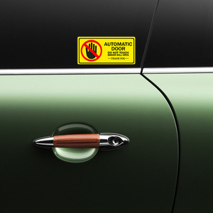 Pegatina de Advertencia para <span class=keywords><strong>Puerta</strong></span> Automática, No Toque la <span class=keywords><strong>Puerta</strong></span>, Pegatinas para Ventanas de Puertas Automáticas para Camionetas y Taxis - Product Image 3