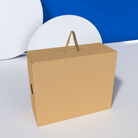 Boîte de rangement carrée en carton ondulé personnalisée à faible MOQ pour sacs à main, vêtements, sous-vêtements et chaussures – Vente en gros
