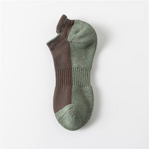 मौसमी पुरुषों की जाल नाव उथले खेल मोजे तौलिया के नीचे बास्केटबॉल मोजे पसीने को सांस लेने योग्य स्टिंकी - Product Image 3