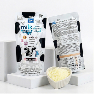 Y730 YOKO MILK SPA SALT MULTI VITAMIN+HYA8 350g. new formula Enrich Hokkaido Milk extract for skin brightness and liveliness - Product Image 5