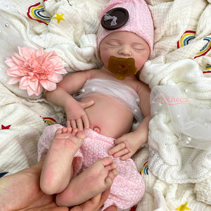 Muñecas <span class=keywords><strong>Reborn</strong></span> Laura de 20" en Silicona de Platino de Fábrica Personalización OEM Ropa y Accesorios Personalizables Certificación de Exportación - Product Image 3