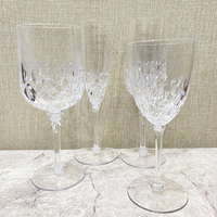 Flûtes à champagne en plastique de 350ml, verre à vin épais et incassable, gobelet en plastique pour dessert à la gelée