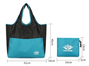 New Style Fashion <strong>Nylon</strong> Hiking Travel <strong>Tote</strong> <strong>Bags</strong> Custom Printed Logo Foldable Lightweight Luxury Outdoor Handbag Open Closure - Product Image 6