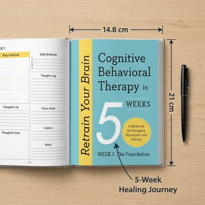Planificador de 5 Semanas de Autocuidado y Sanación ZS-PC0066, Diario de Salud Mental Positiva para Minoristas en Línea - Product Image 3