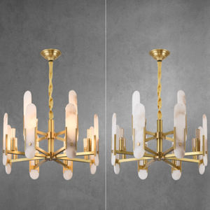 <span class=keywords><strong>Candelabro</strong></span> de mármol de <span class=keywords><strong>cactus</strong></span>, decoración de luces, sala de estar, comedor, Villa, cadena de cobre luminosa, lámpara colgante de mármol - Product Image 2