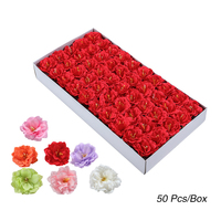 Fleur artificielle décorative d'usine décoration de Noël Bouquet de fête de mariage cadeau nouvelles fleurs de savon de pivoine
